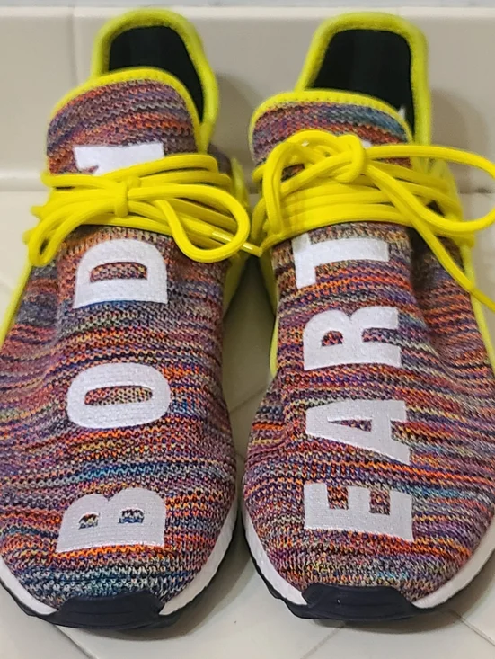 Adidas x Pharrell Williams NMD Human Race Trail "Multicolor" Men's Size 9.5 - Picture 2 of 7